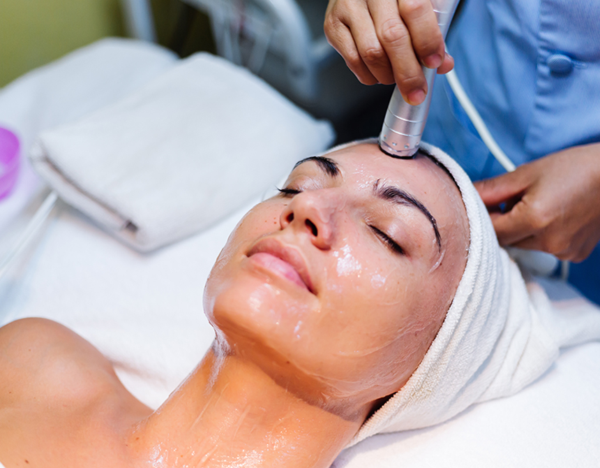 SwissLine Oxygen Rejuvenation Facial and Eyes Treatment with Ultrasound